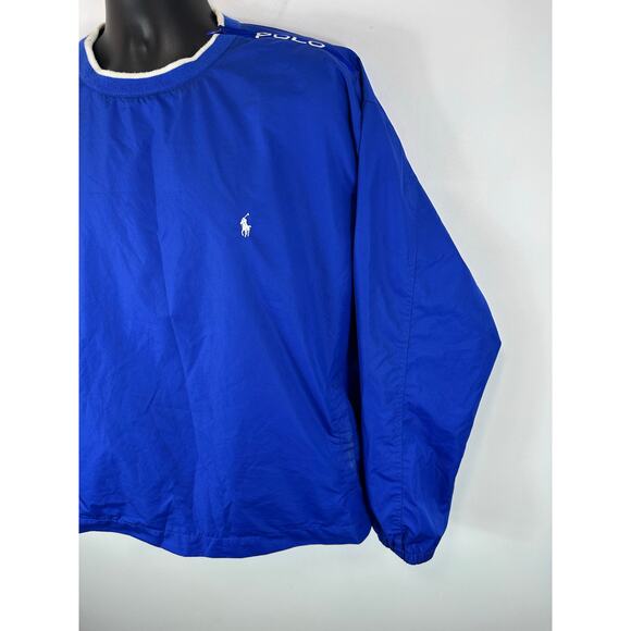 Vintage Polo Golf Ralph Lauren Windbreaker Pullover Blue Size XL - Picture 9 of 11